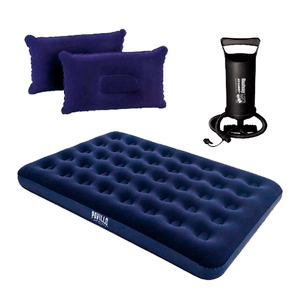 Colchón Inflable Ergonómico 2 plazas+ Inflador + Regalo