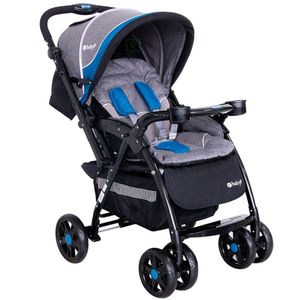 Coche Cuna Ebaby YODIE 1142-1 Tapatodo + Cubrepies Azul