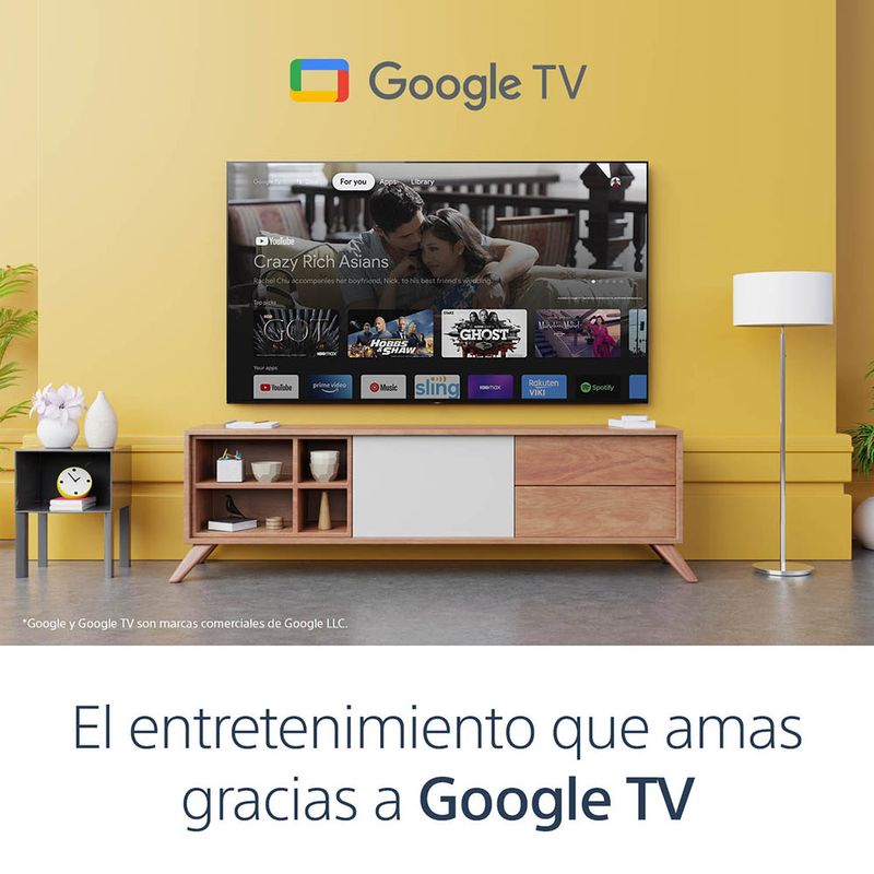 Televisor 65'' 4K UHD Sony KD65X85J HDR Google TV Smart TV LED Bravia