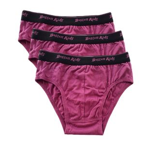 Pack x3 Calzoncillos Boston Kids Lila