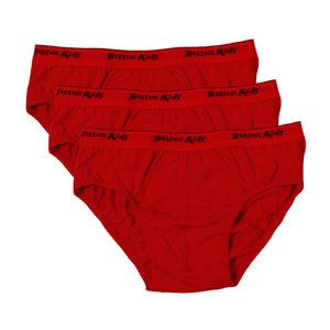Pack x3 Calzoncillos Boston Kids Rojo