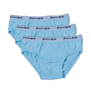 Pack x3 Calzoncillos Boston Kids Celeste