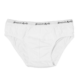 Pack x3 Calzoncillos Boston Kids Blanco