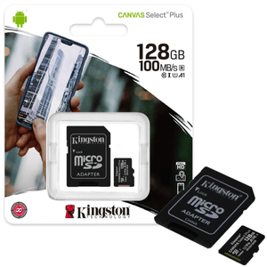 Memoria Micro SD 128GB Kingston Clase 10