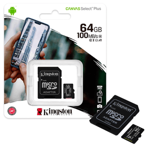 Memoria Micro SD 64GB Kingston Clase 10