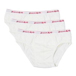 Pack x3 Calzoncillos Boston Kids Crema