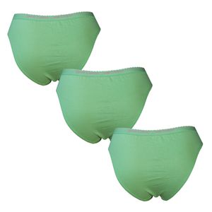 Pack x3 Bikini Sweet Cotton Verde