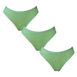 Pack x3 Bikini Sweet Cotton Verde