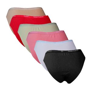 Pack x6 Bikini Sweet Cotton Multicolor