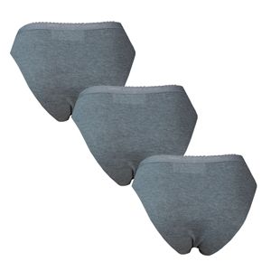 Pack x3 Bikini Sweet Cotton Gris