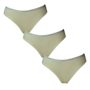 Pack x3 Bikini Sweet Cotton Crema