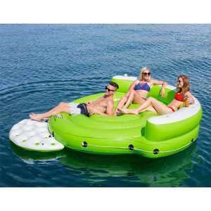 Isla Flotante Inflable para Playa y Piscina