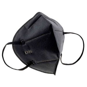 Mascarilla KN95 Color Negro de 5 Capas x 10 Unidades