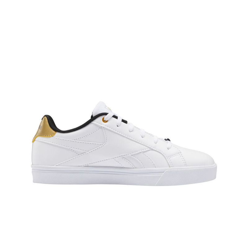 Zapatillas Reebok Mujer Royal Complete3Low Blanco Dorado Real Plaza