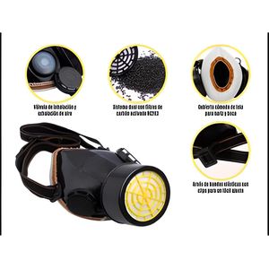 Mascarilla Respirador Antigases y Antiparticulas de 1 via NP305