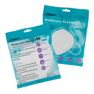 Mascarilla Premium Kn95 blanco Empaque Termosellado caja  20 unidades