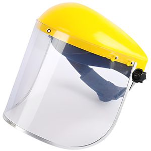 Semicasco Protector Facial Amarillo Certificado