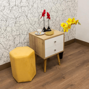 Velador Vintage 2 Cajones Color Duna