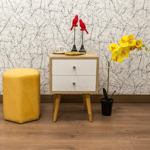 Velador Vintage 2 Cajones Color Duna
