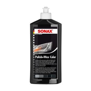 Cera Sonax Polish + Wax Color Negro 500ml