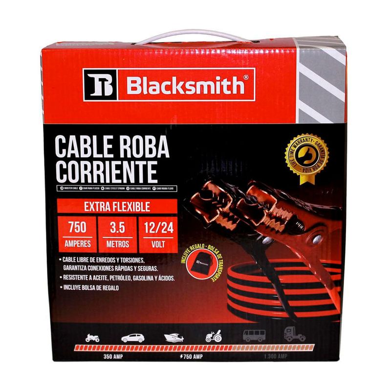 Cable pasa corriente 750 Amp 3.5m Real Plaza