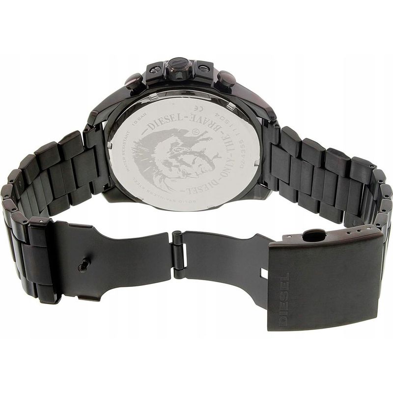 Reloj Diesel Mega Chief DZ4360 Para Hombre Fecha Cronómetro Acero