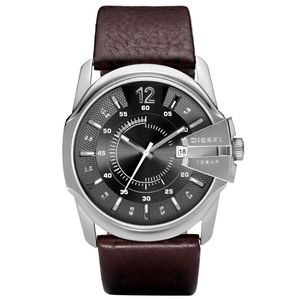 Reloj Diesel Master Chief DZ1206 Para Hombre Fecha Correa de Cuero Marrón