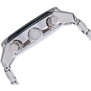 Reloj Diesel Overflow DZ4298 Para Hombre Cronómetro Fecha Acero Inoxidable Plateado