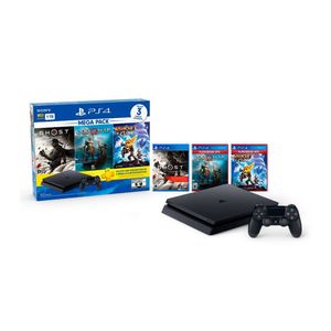 PlayStation® 4 Mega Pack 18 Sony - Consola PS4 HW 1 TB con 3 Juegos