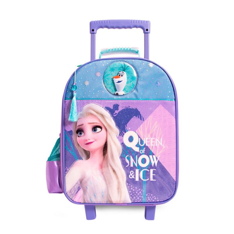 Mochila Con Ruedas Frozen Elsa Tornasol Real Plaza