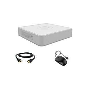 Kit 4 Cámaras de Seguridad Ip Hikvision + Disco 1Tb Wd Púrpura