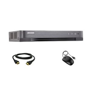 Kit 4 Cámaras de Seguridad Hikvision 5Mp 02 Cámaras Audio Incorporado Hdmi