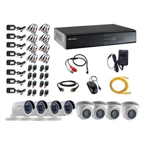 Kit 8 Cámaras de Vigilancia Hikvision Full Hd 1080P Kit de Micrófono