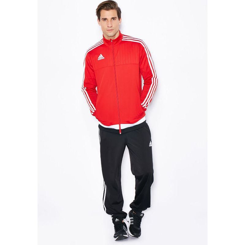 Buzo Adidas Hombre Tiro15 Pes Suit Rojo Real Plaza