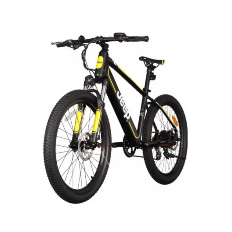 Bicicleta electrica Jeep Hardtail autonomia 35 40 km vel. max 25 km h tolerancia 100 kg motor de 250W llantas de 24