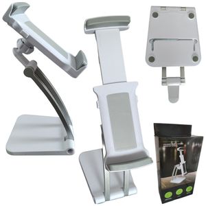 Porta Celular Soporte de Mesa Holder Celular Tablet Ajustable Blanco Q8