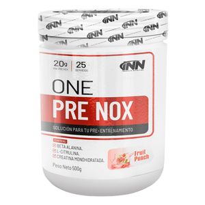 Pre - Entreno Inn One Pre Nox 500gr Fruit Punch + Shaker
