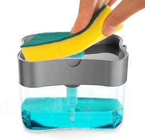 Dispensador de Lavavajillas y Jabón Liquido para Esponja