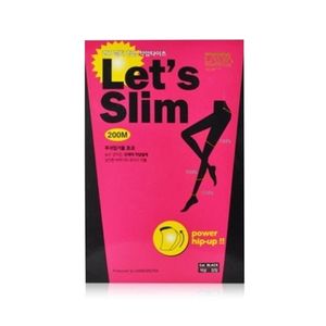 Medias Altas Leggins Panti a Presión Let´s Slim 200m Negro