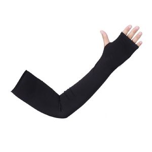 Manga de Brazo Protección Uv Seda Protectora Negro