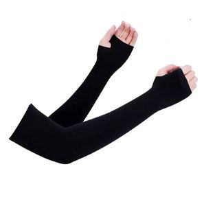 Manga de Brazo Protección Uv Seda Protectora Negro