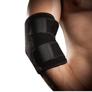 Codera Regulable de Neoprene para Soporte de Codo Elbow Support Negro Todo Fit