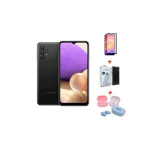 Samsung Galaxy A32 + Mica De Vidrio + Case Space + Earbuds + Regalo