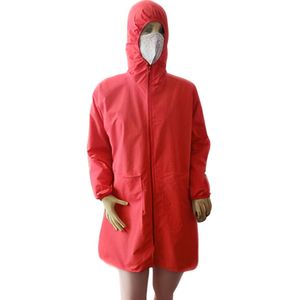 Mandil de Bioseguridad Tipo Capa Notex ROJO TALLA M