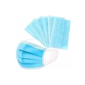 Mascarilla Quirurgica 3 Pliegues Desechable-PACK-50 Unid