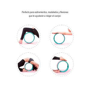 Rueda de Yoga/Pilates Masaje 3D