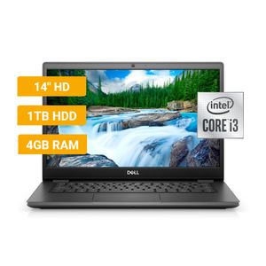 Laptop Dell Latitude 3410 Core i3-10110U 1TB HDD 4GB RAM 14" HD FreeDos