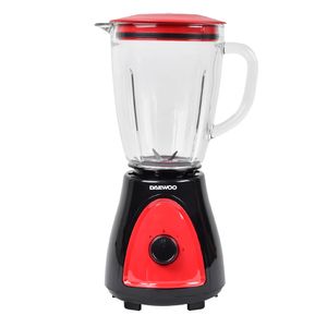 Licuadora Roja Negra Daewoo DBL-1008C 1.5L 2 Velocidades