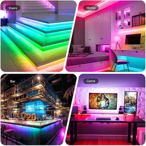 Cinta Led RGB 5050 3 Metros / Bluetooth para Smart TV, Decoración MOD: 3 M APP