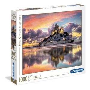 Rompecabezas 2D 1000 piezas Mont Saint Michel - Clementoni 39367